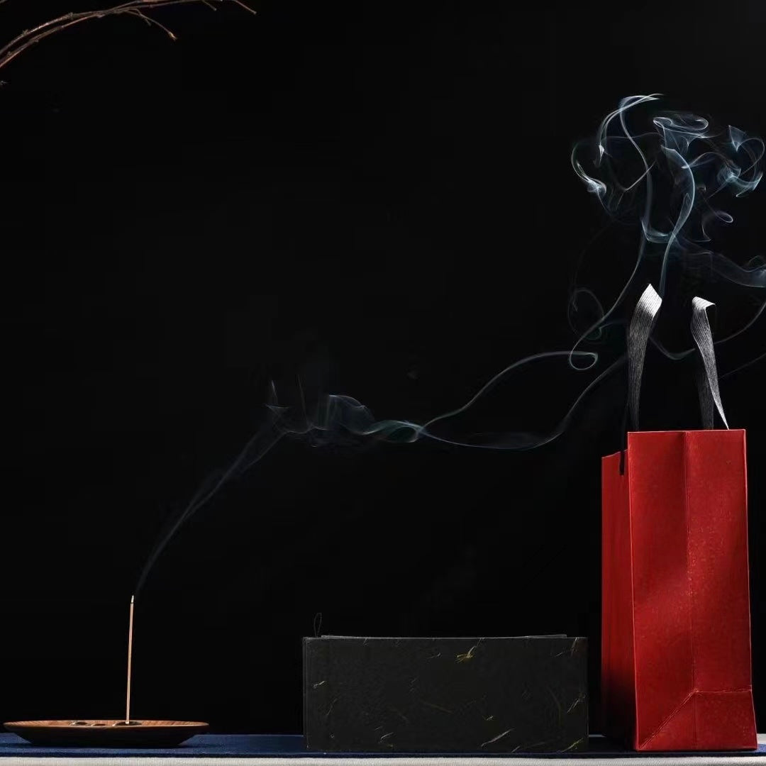 Natural White Crystal Dewdrop Incense Holder - Handmade Zen Meditation Accessory