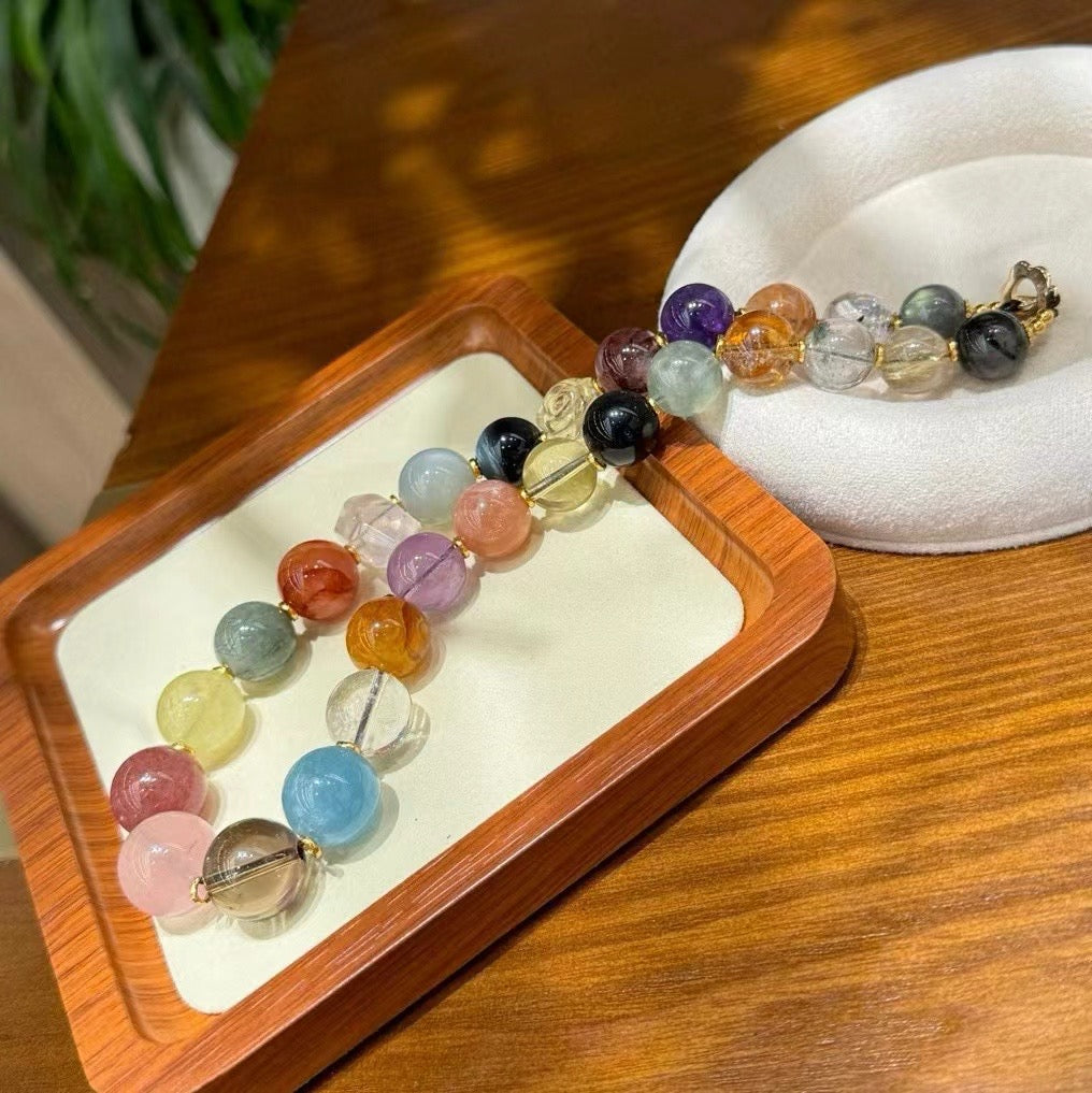 Mixed Crystal Grand Slam Necklace