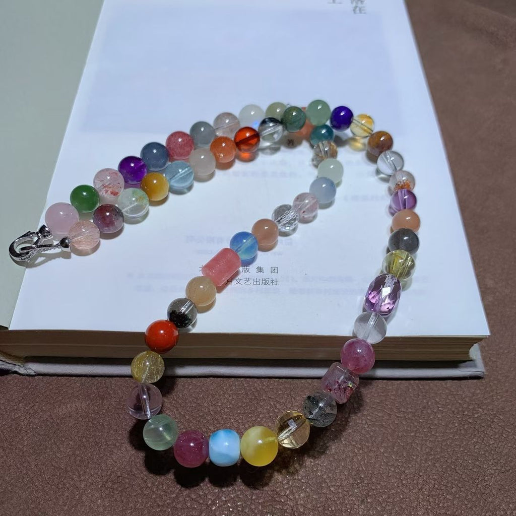 Natural Multi-Gemstone Necklace | Energy Aggregator