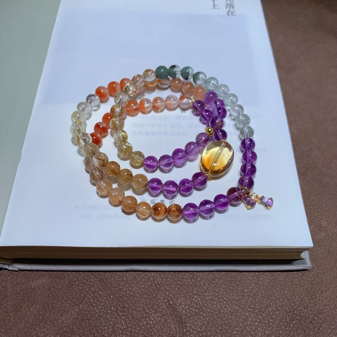 Natural Multi-Gemstone Bracelet | Energy Collection