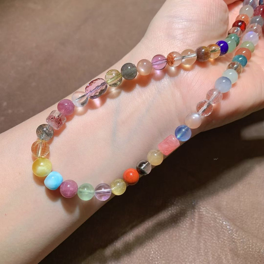 Natural Multi-Gemstone Necklace | Energy Aggregator