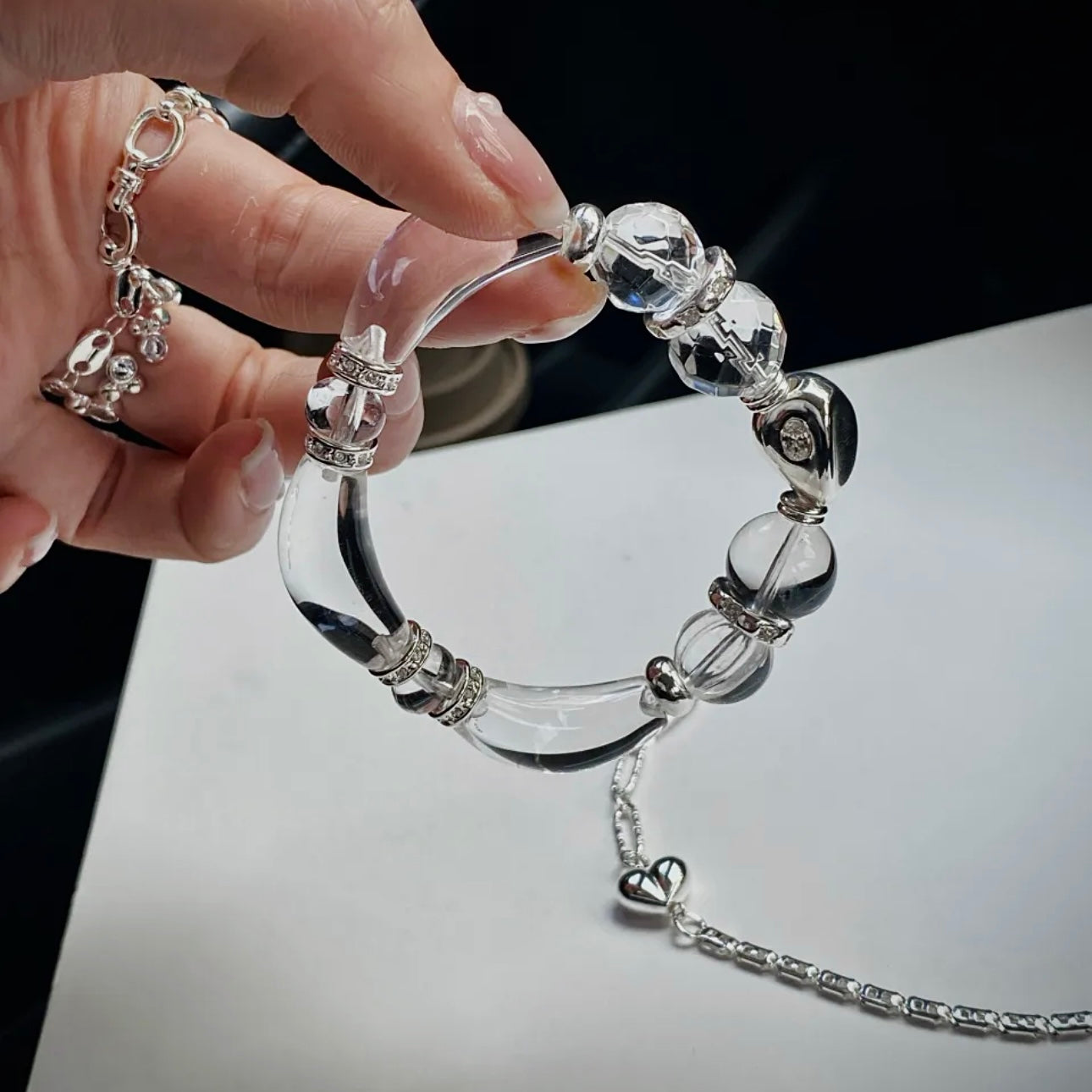 Clear Quartz Stylish Bracelet