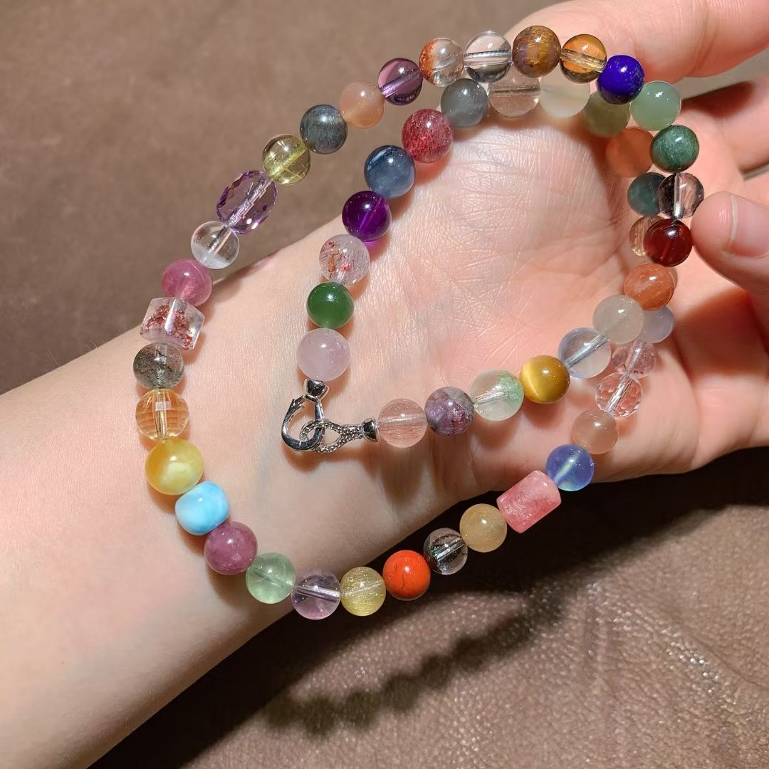 Natural Multi-Gemstone Necklace | Energy Aggregator
