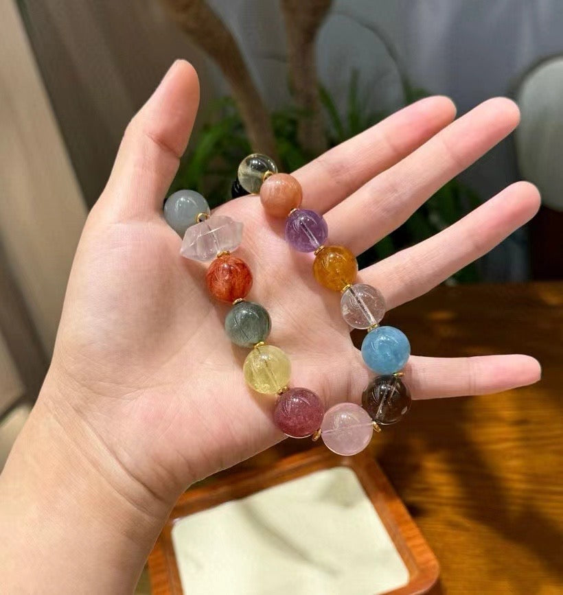 Mixed Crystal Grand Slam Necklace