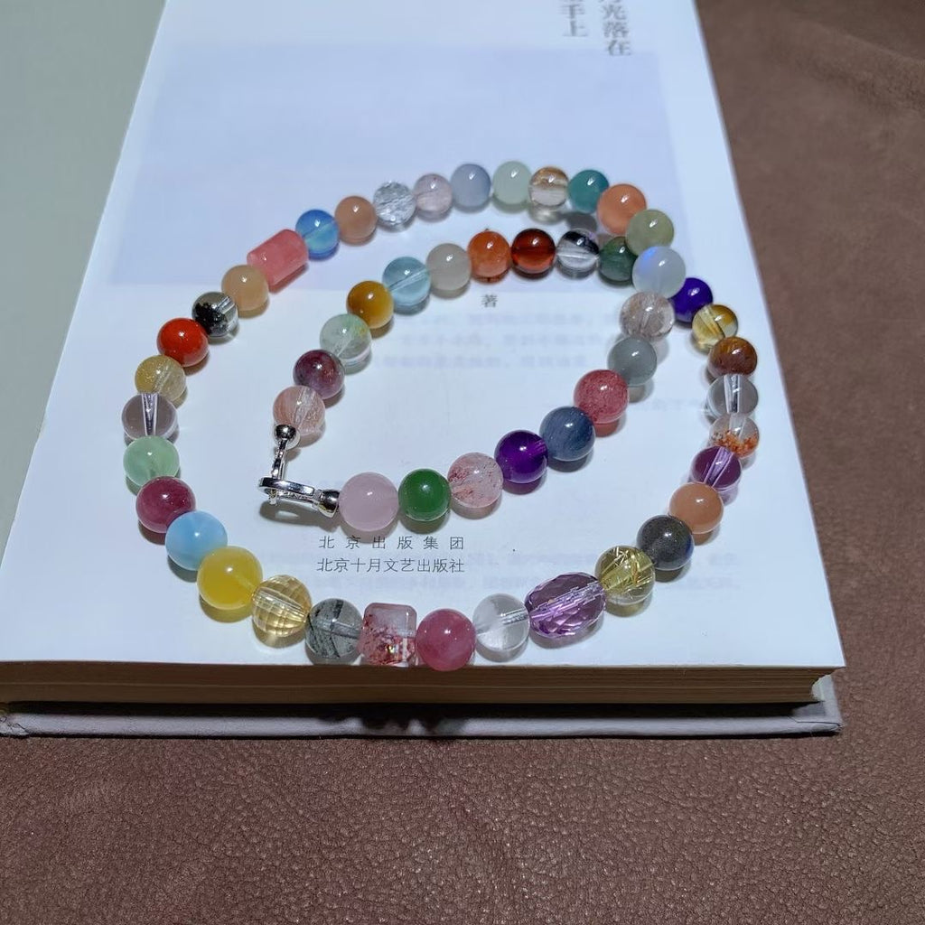 Natural Multi-Gemstone Necklace | Energy Aggregator