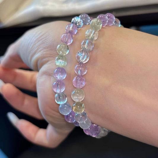 Minimalist Natural Crystal Bracelet, Spiritual Healing Energy Beaded Jewelry, Trendy Gift for Her Spiritual Energy Boho Minimalist  Luxury Minimalist Spiritual Bracelet Healing Energy Ritual Tool, Luxury Tiger Eye & Clear Quartz Spiritual Bracelet