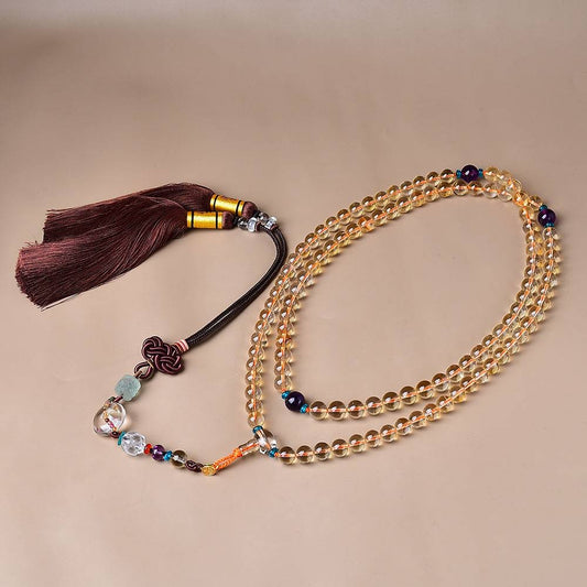 Zen · Premium Citrine Malas