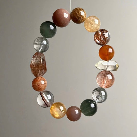 Natural Multi-Gemstone Bracelet