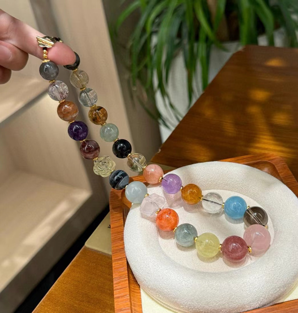 Mixed Crystal Grand Slam Necklace