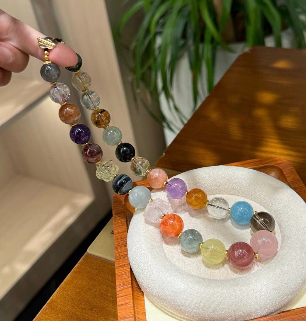 Mixed Crystal Grand Slam Necklace