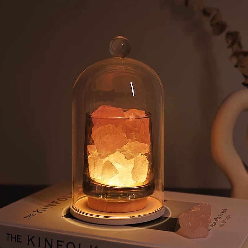 Model adding botanical fragrance molecules to the 400g crystal stones.