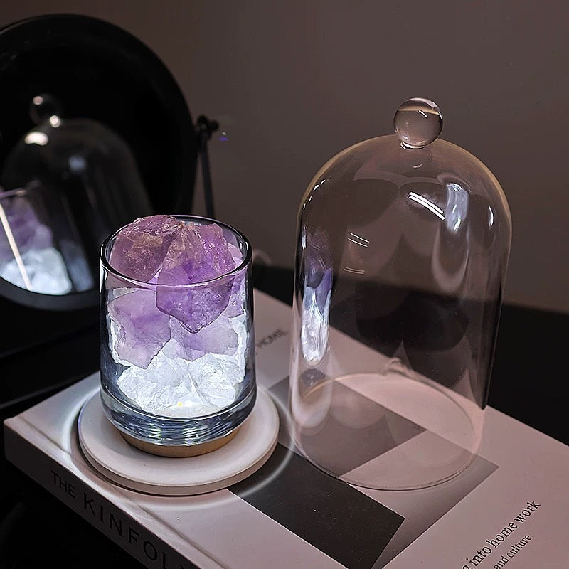 Dropping premium essential oil onto the crystal stones for natural physical diffusion.