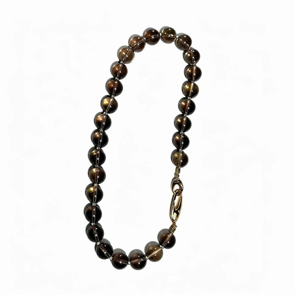 Luxury smoky quartz crystal jewelry for calm and grounding energy